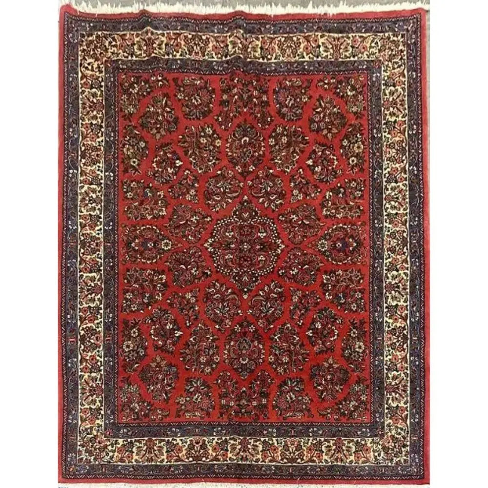 One Of The Kind Persian Sarough Rug 8'6" x 6'11" zandirugs
